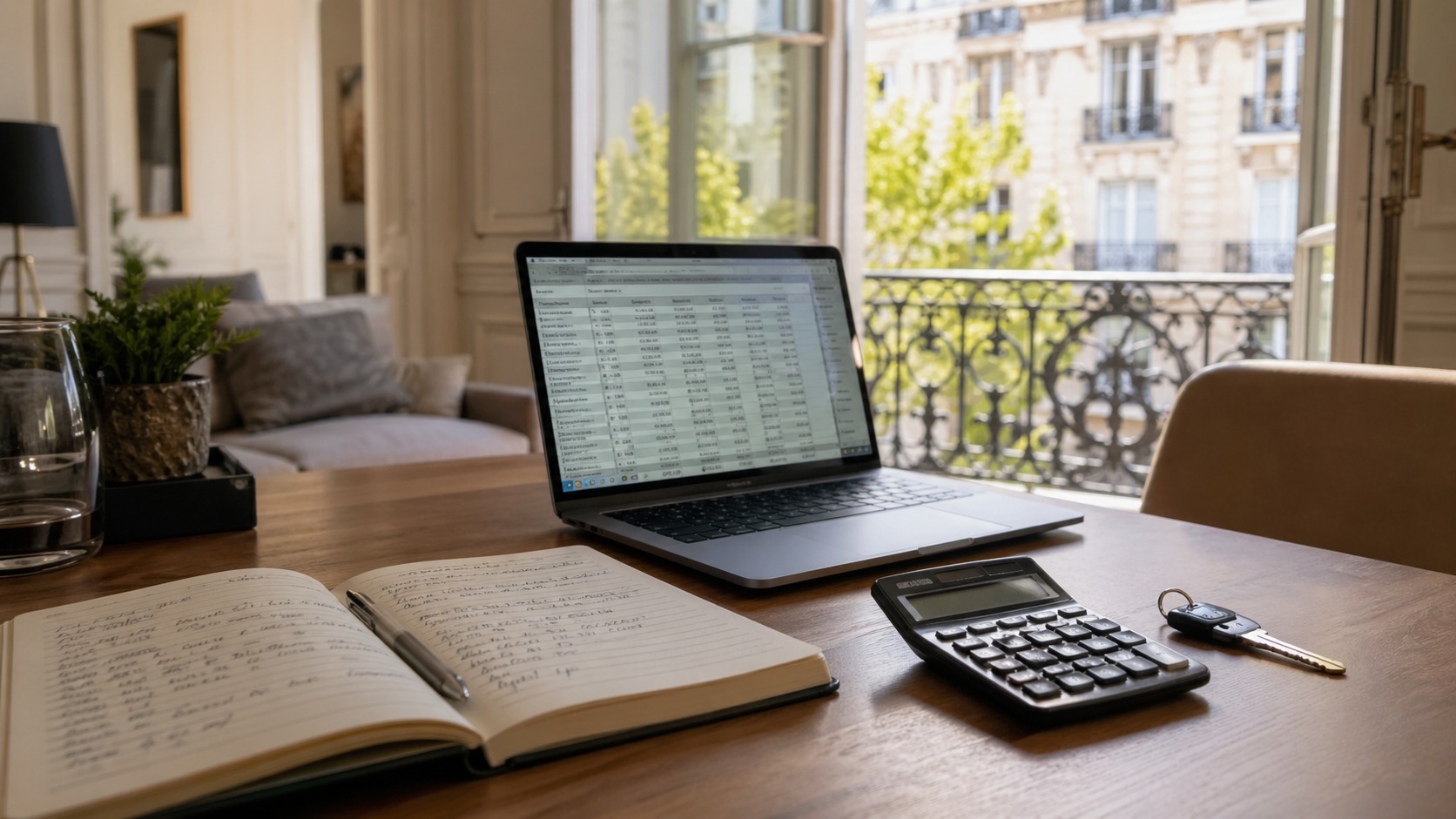 Bailleur calcule les charges locatives récupérables dans un appartement haussmannien